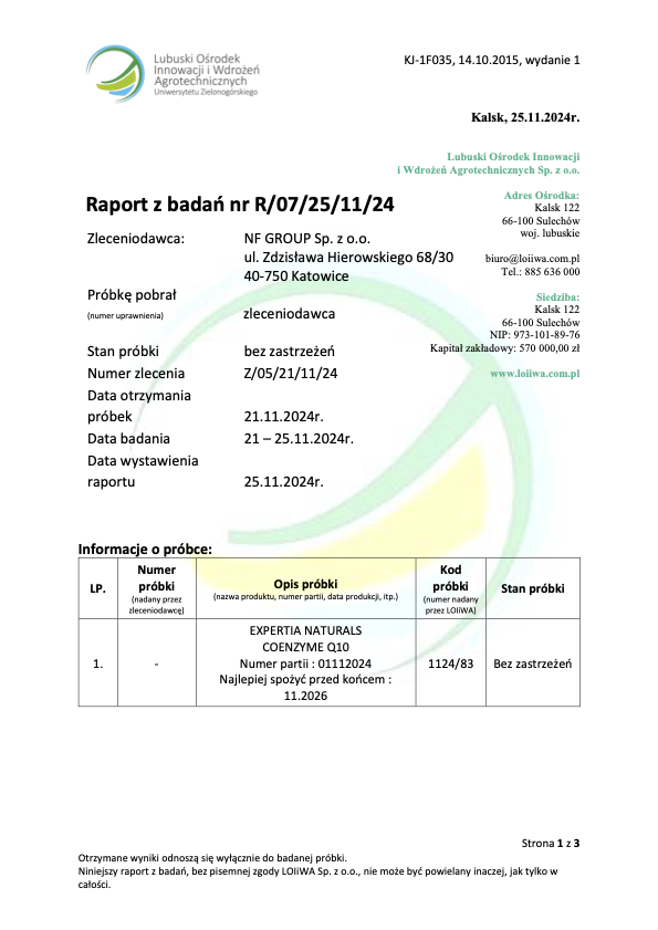 COENZYME Q10​