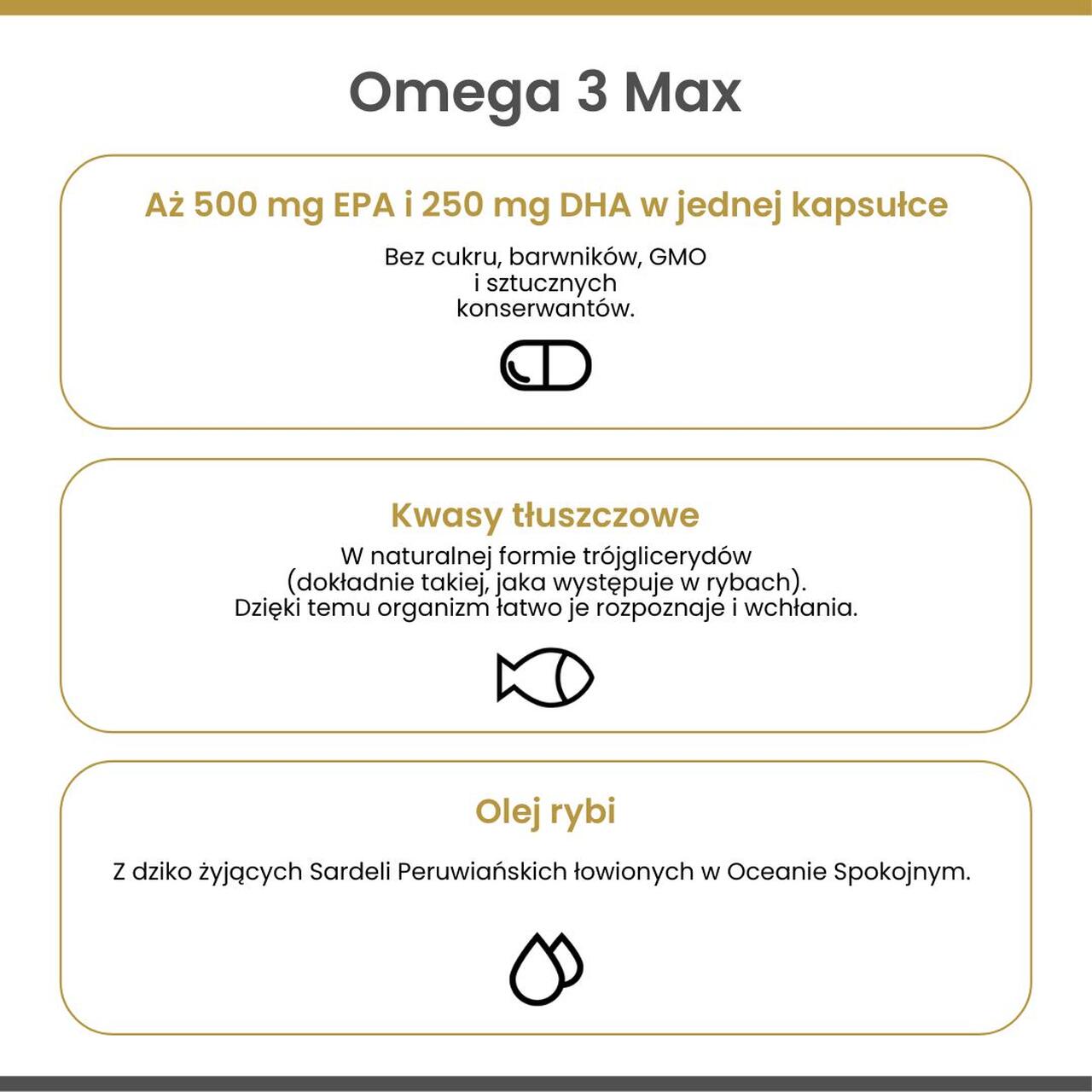 OMEGA 3 MAX (trójglicerydy) - obrazek 4