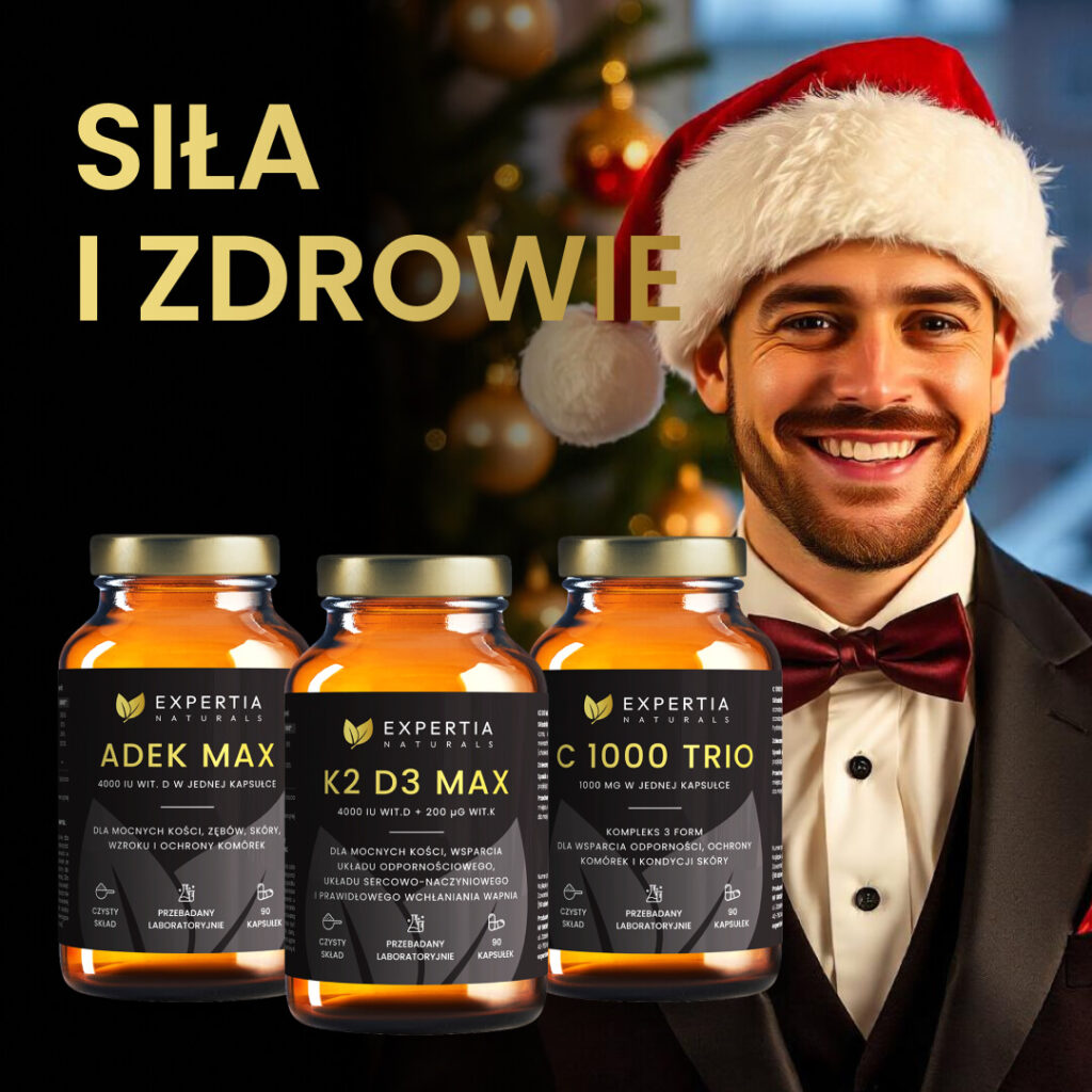 Pakiet suplementów Expertia Naturals Siła i Zdrowie z mężczyzną