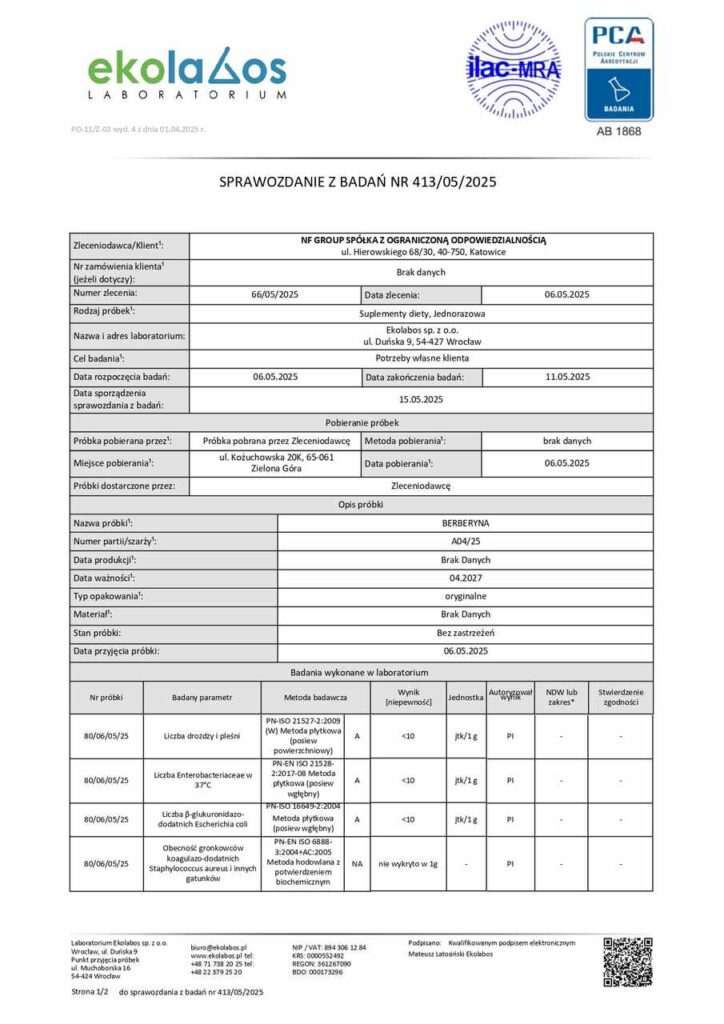 Expertia BERBERYNA MIKROBIOLOGIA
